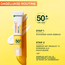 Garnier Vitamine C SPF50+ Invisible Anti-Pigmentvlekken Daily UV Fluid