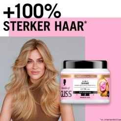 Gliss 4-In-1 Shine Bond-Building Haarmasker