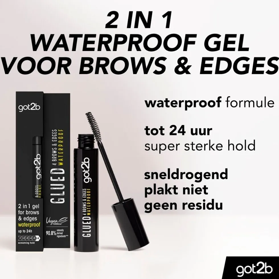Got2b Glued 4 Brows & Edges Waterproof 2-in-1 Gel