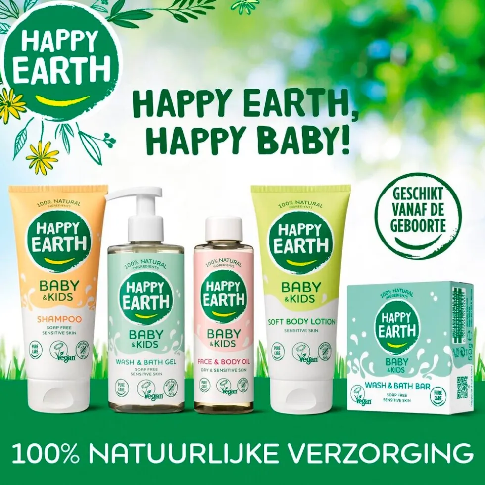 Happy Earth Baby & Kids 100% Natural Soft Bodylotion