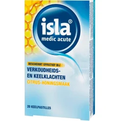 Isla Medic Acute Citrus-Honing Keelpastilles