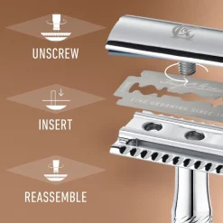 King C. Gillette Double Edge Safety Razor Scheerapparaat
