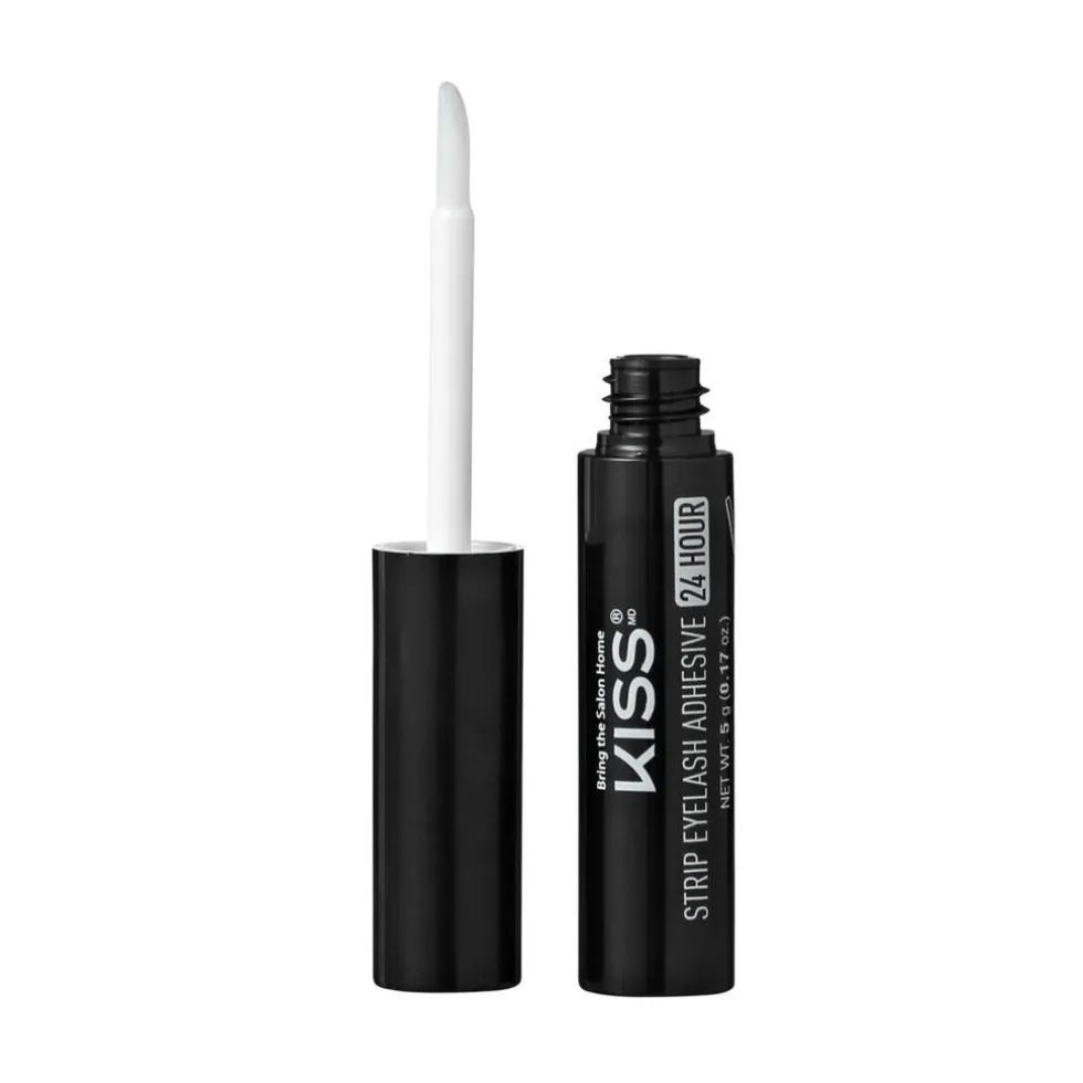 Kiss Strip Eyelash Adhesive 24 Hour Clear Wimperlijm