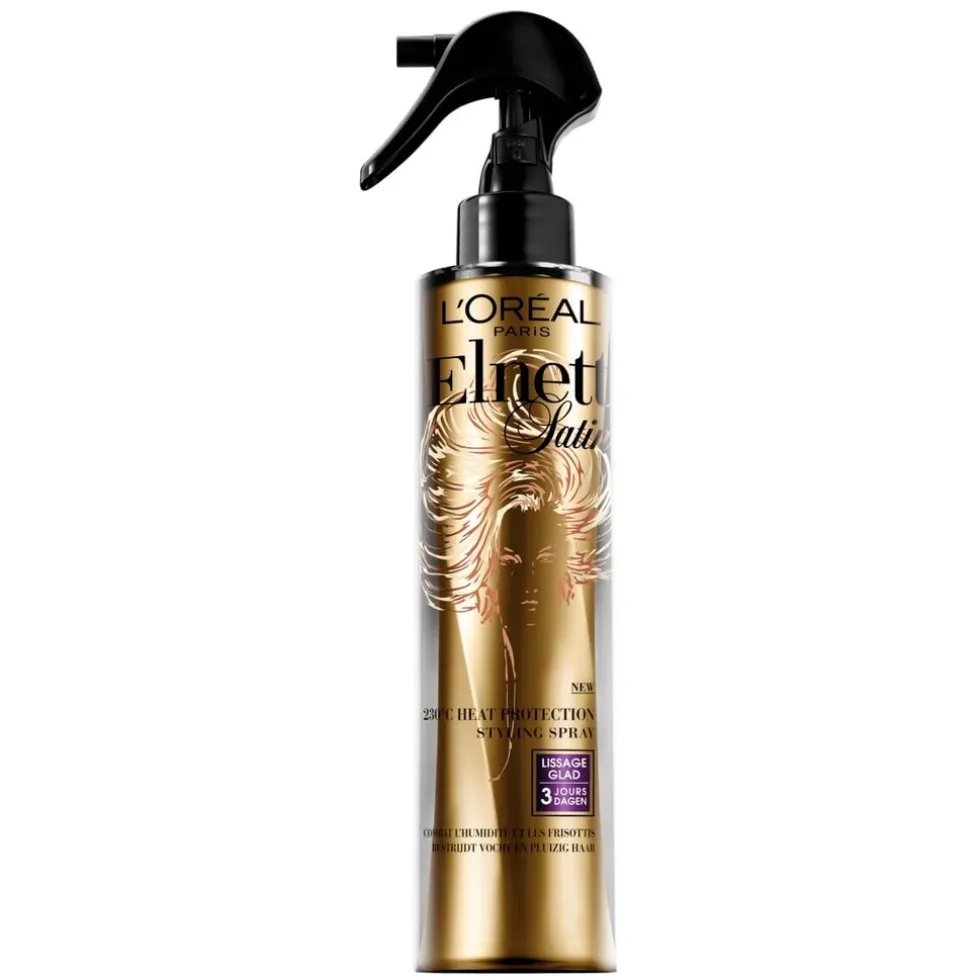 L Oréal Paris Elnett Satin Heat Protection Glad Haarlak