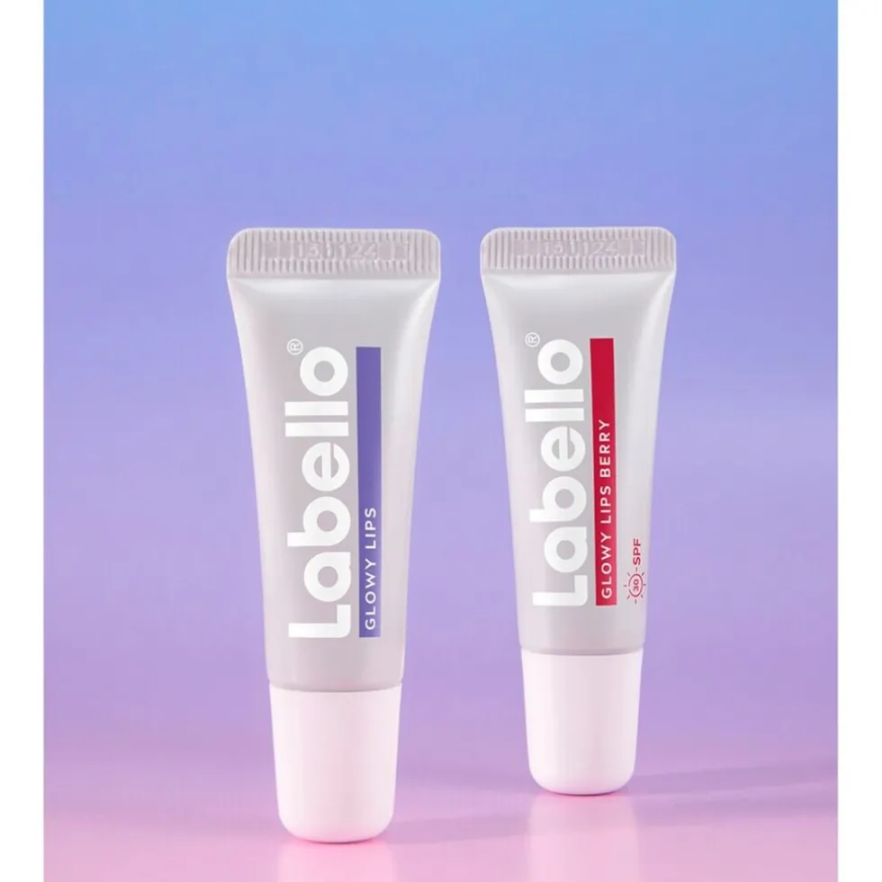 Labello Glowy Lips Berry Lippenbalsem met SPF30