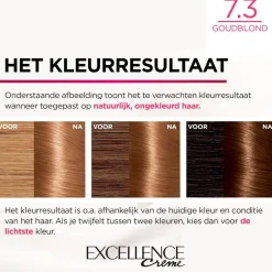 L'Oréal Paris Excellence Crème 7.3 Goudblond Permanente Haarverf