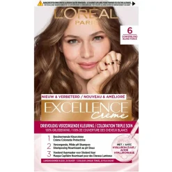 L'Oréal Paris Excellence Crème 6 Donkerblond Permanente Haarverf