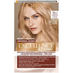 L'Oréal Paris Excellence Universal 9U Nudes Zeer Lichtblond Permanente Haarverf
