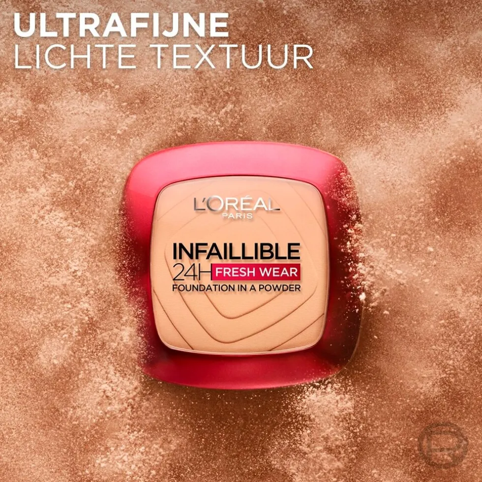 L'Oréal Paris Infaillible 24H Fresh Wear 245 Golden Honey Foundation in a Powder
