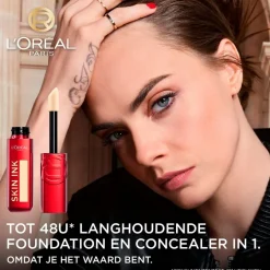 L'Oréal Paris Infaillible Skin Ink 140 2-in-1 Foundation & Concealer