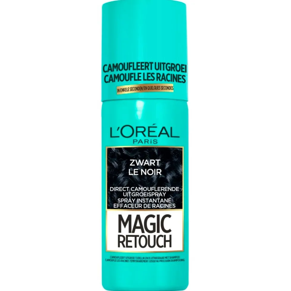 L'Oréal Paris Magic Retouch Zwart Camouflerende Uitgroeispray