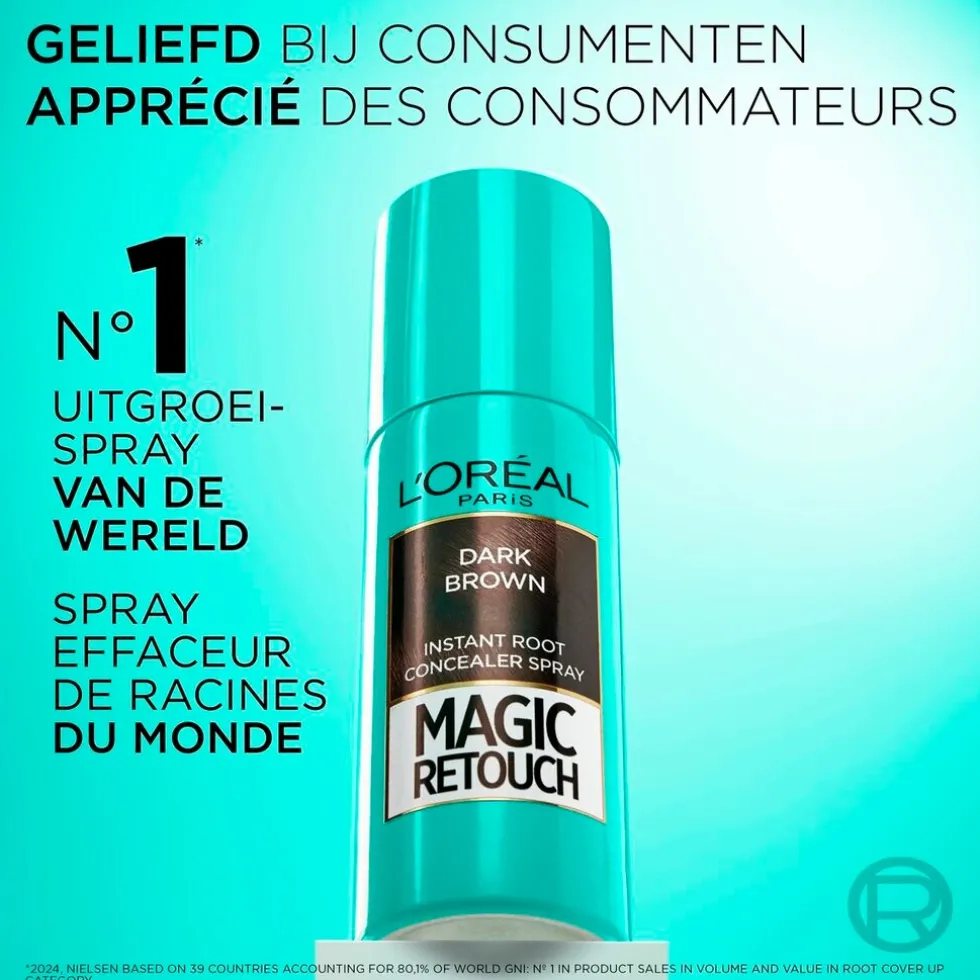 L'Oréal Paris Magic Retouch Zwart Camouflerende Uitgroeispray