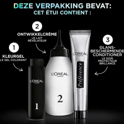 L'Oréal Paris Préférence Les Vivids 9.112 Smokey Grey Permanente Haarkleuring