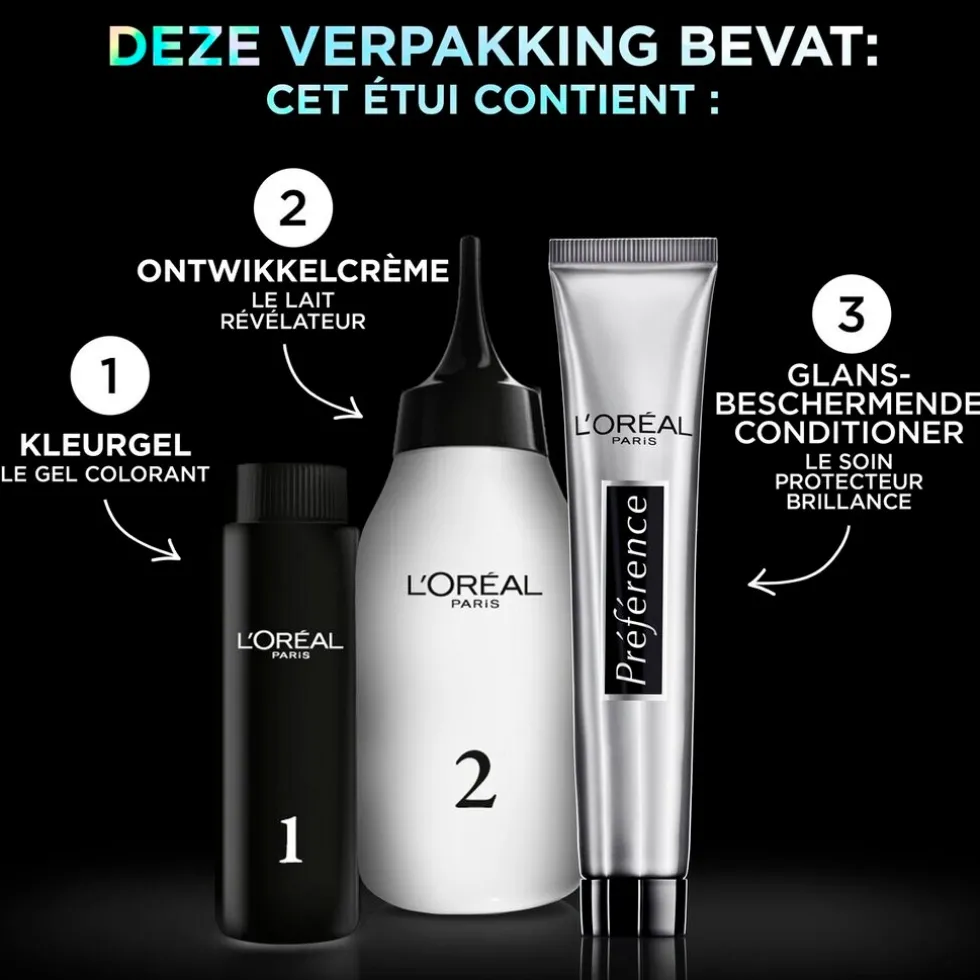 L'Oréal Paris Préférence Les Vivids 9.112 Smokey Grey Permanente Haarkleuring