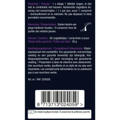 Lucovitaal Biotine Forte 10.000mcg Zuigtabletten