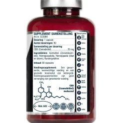 Lucovitaal CBD 20mg Cannabidiol Capsules