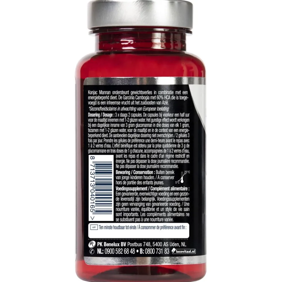 Lucovitaal Ideaal Gewicht Konjac Mannan Garcinia Cambogia Capsules