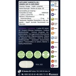 Lucovitaal L-Lysine Tabletten
