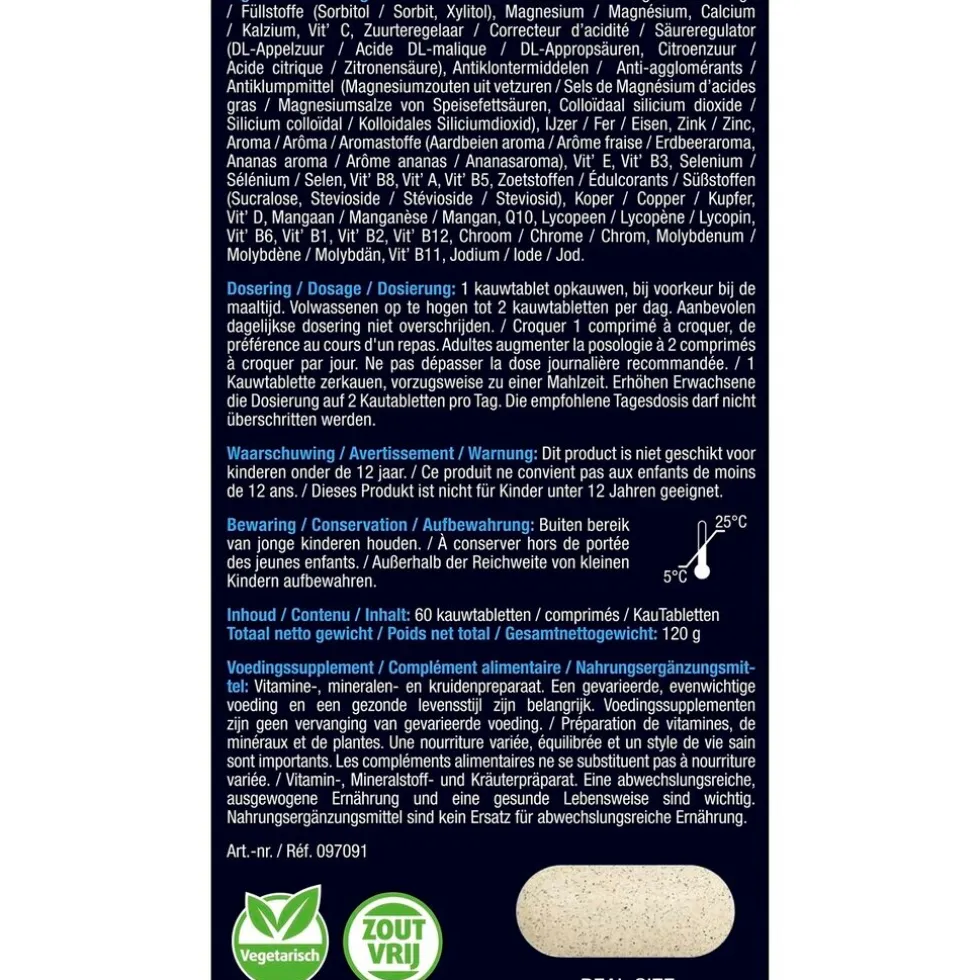 Lucovitaal Multi+ Weerstand Kauwtabletten