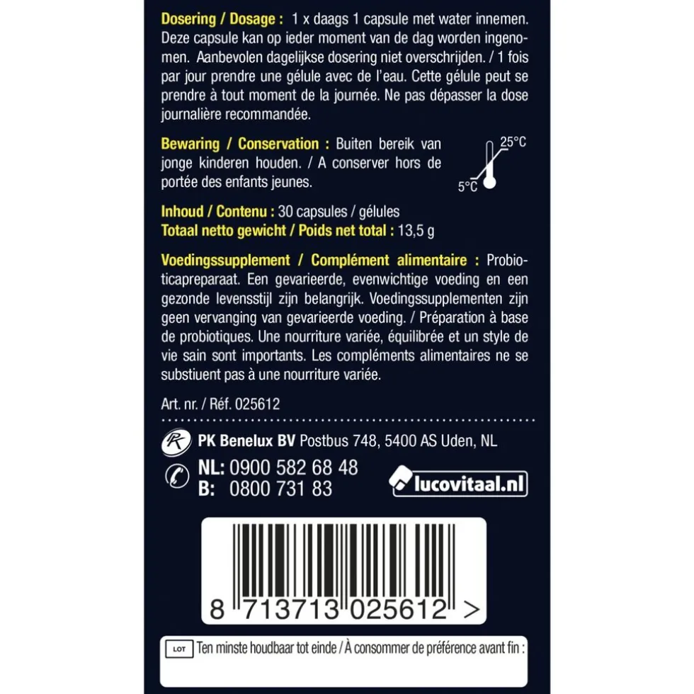 Lucovitaal Pre & Pro Biotica Capsules