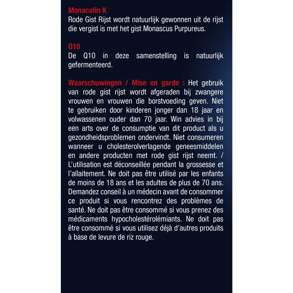 Lucovitaal Rode Gist Rijst & Co-enzym Q10 Tabletten