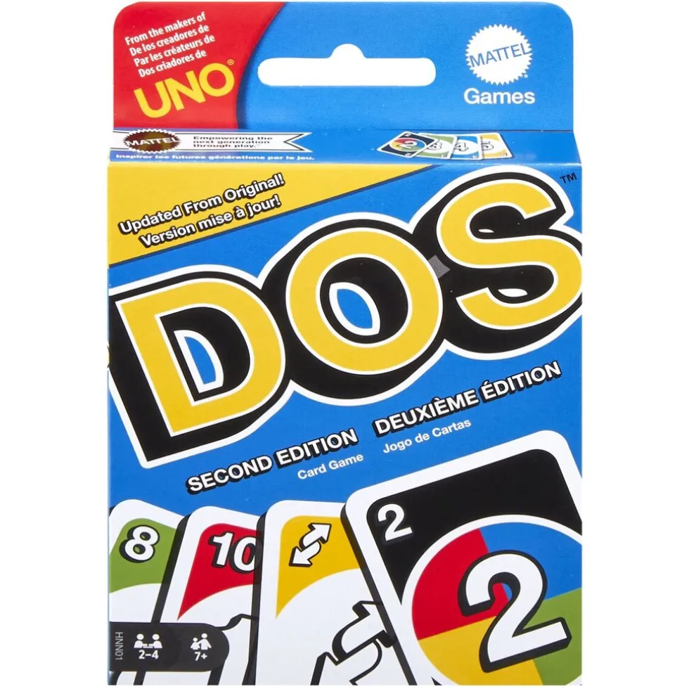 Mattel Uno Dos Second Edition Kaartspel
