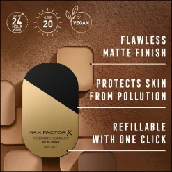 Max Factor Facefinity 006 Golden Compact Foundation
