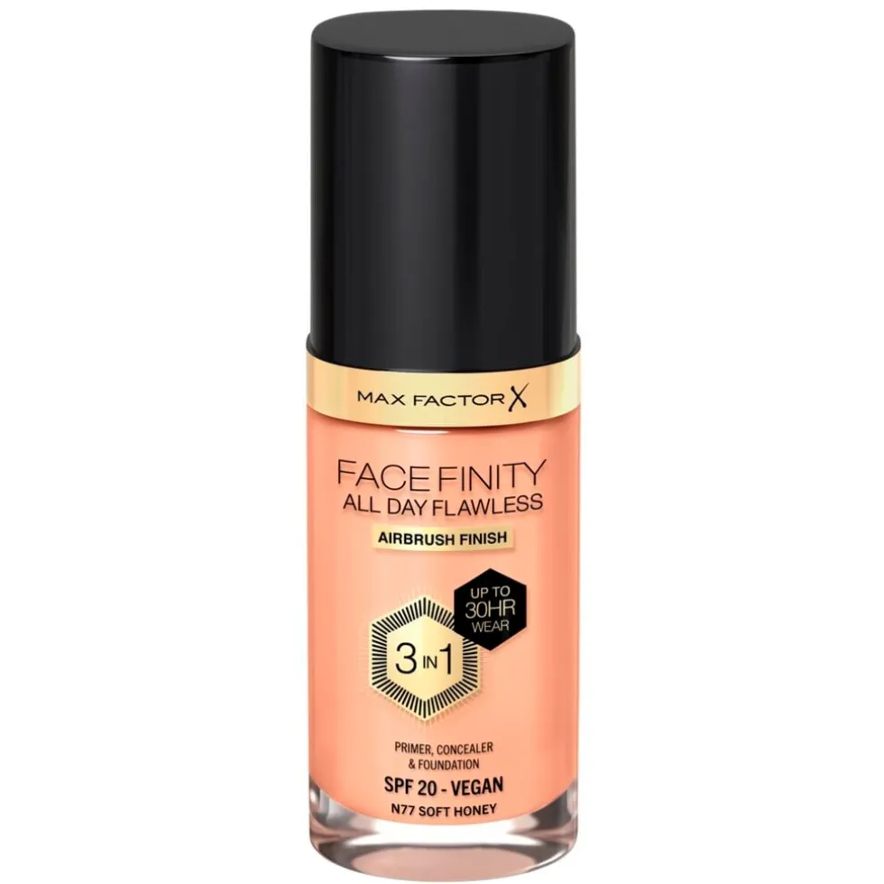 Max Factor Facefinity All Day Flawless N77 Soft Honey Foundation
