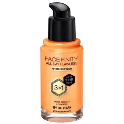 Max Factor Facefinity All Day Flawless W78 Warm Honey Foundation