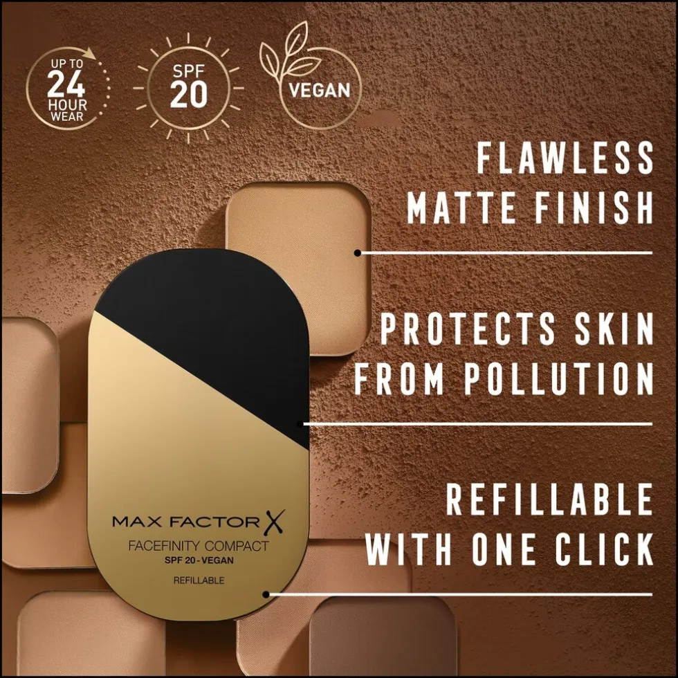 Max Factor Facefinity Compact 003 Natural Rose Foundation