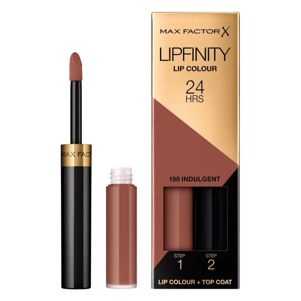 Max Factor Lipfinity Lip Colour 190 Indulgent 2-Step Longlasting Lipstick