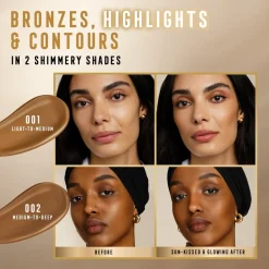 Max Factor Miracle 002 Medium-to-Deep Pure Golden Glow Bronzer