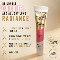 Max Factor Miracle Pure 05 Delicate Pink Infused Cream Blush