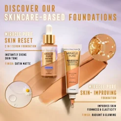Max Factor Miracle Pure Skin Reset 80-85 Medium 2-in-1 Serum Foundation
