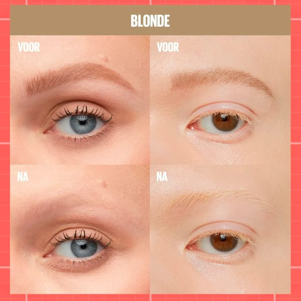 Maybelline New York Build-A-Brow 250 Blonde Wenkbrauwpotlood en -Gel