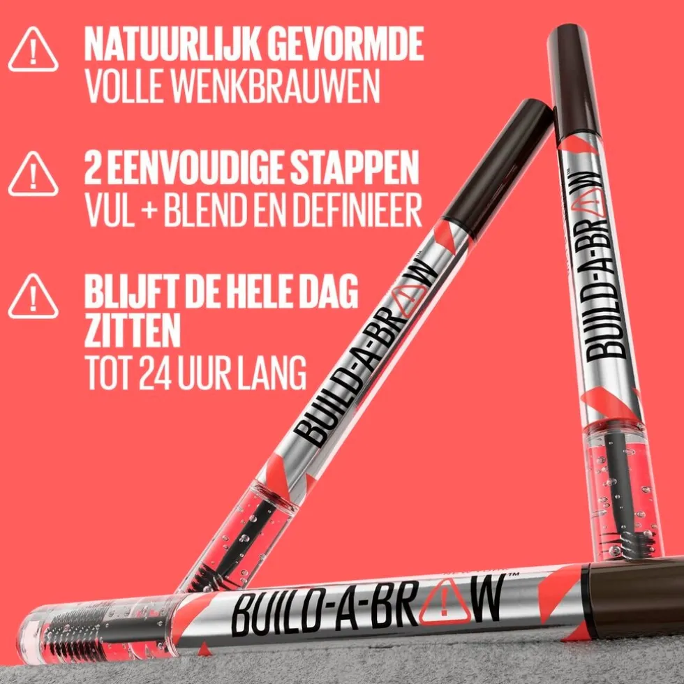 Maybelline New York Build-A-Brow 259 Ash Brown Wenkbrauwpotlood en -Gel