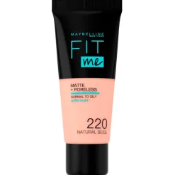 Maybelline New York Fit Me Matte & Poreless 220 Natural Beige Foundation