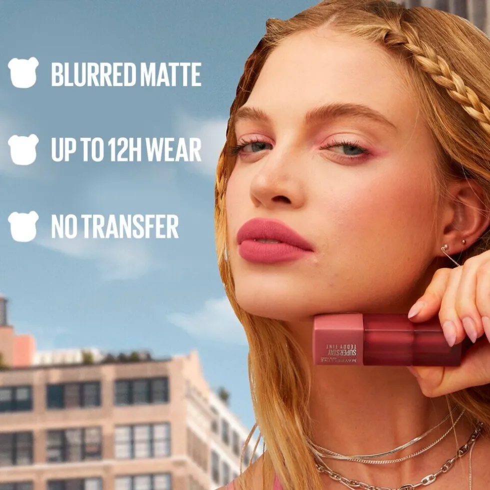Maybelline New York SuperStay Teddy Tint 15 Skinny Dip Lippenstift