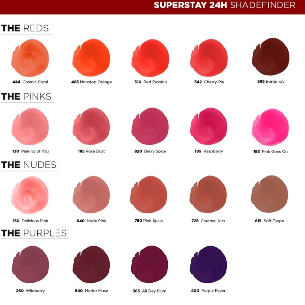 Maybelline New York Superstay 24H 760 Pink Spice Lippenstift