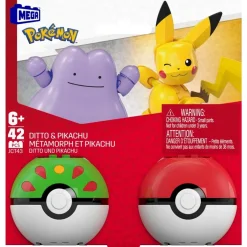 Mega Pokémon Pikachu en Ditto Poké Ball
