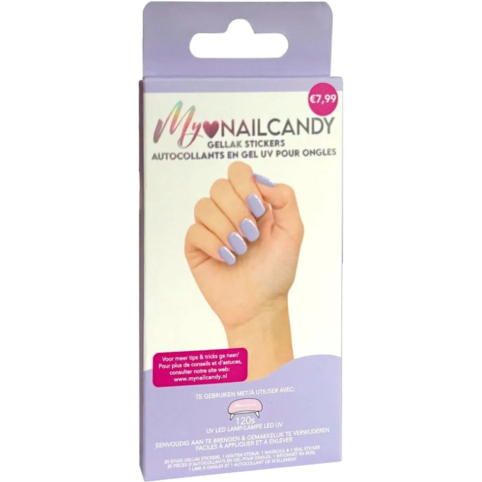 My Nailcandy Lilac Gellak Stickers