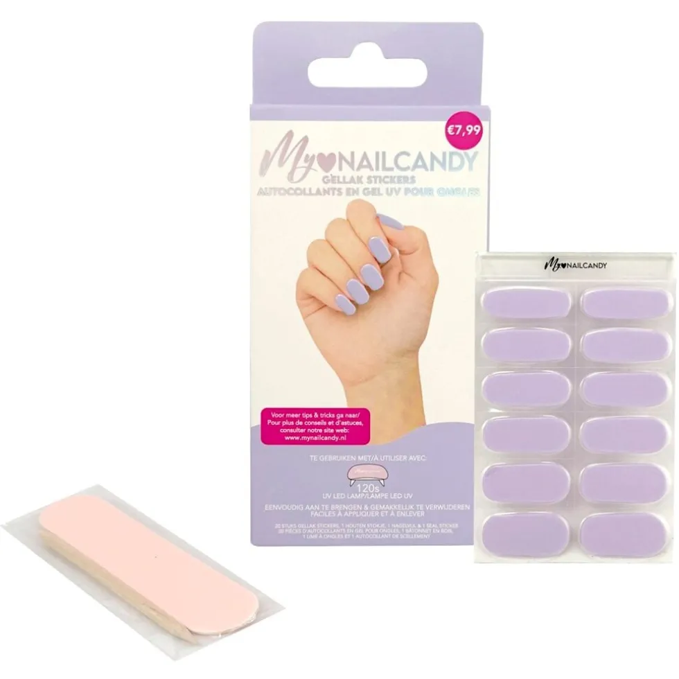 My Nailcandy Lilac Gellak Stickers