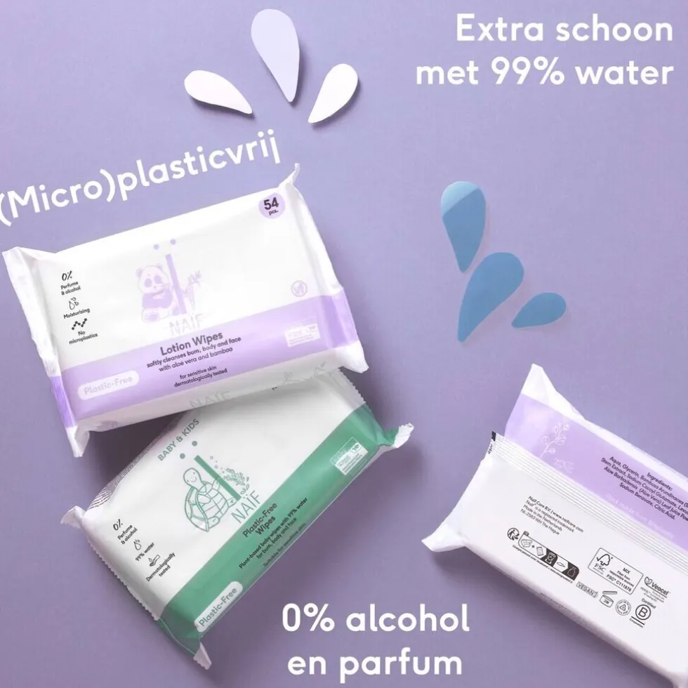 Naïf Baby & Kids Lotion babydoekjes