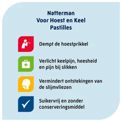 Natterman Hoest en Keel Pastilles