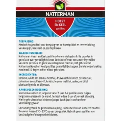Natterman Hoest en Keel Pastilles