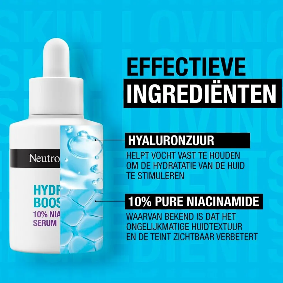 Neutrogena Hydro Boost 10% Niacinamide Parfumvrij Serum