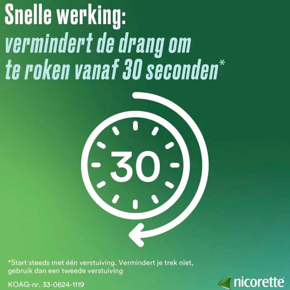 Nicorette Mint 1mg Suikervrije Mondspray