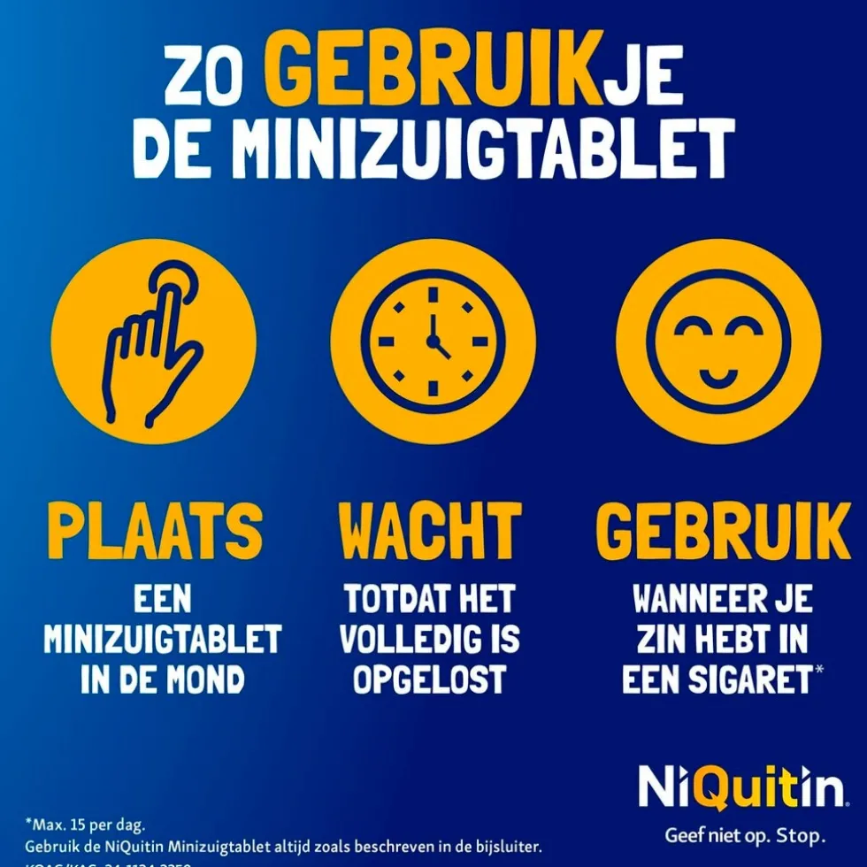NiQuitin 4mg Minizuigtabletten