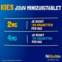 NiQuitin 2mg Minizuigtabletten