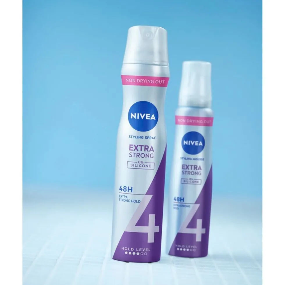 NIVEA Hold 4 Extra Strong Styling Mousse